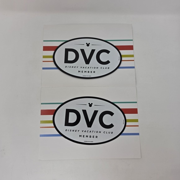 Disney Other - Lot of 2 New Disney Vacation Club DVC Member Authentic Oval Magnets Mickey Head